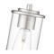 Z-Lite Thayer Pendant, 1-Light, 4.75 In.W x 7.5 In.H, Brushed Nickel/Clear 742MP-BN - alternate 8